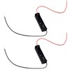 BKAEIMSTWR 8pcs AAA Battery Holder with Wires 2pcs AAA Battery