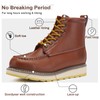 HANDPOINT Men's SureTrack 6" Leather Soft Toe Brown Work Boot