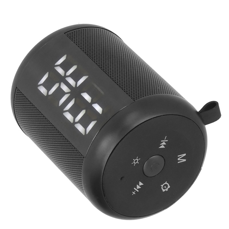 Bluetooth Speaker Alarm Clock Multifunctional Dual Alarm Clock LED Screen