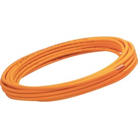 Mueller Streamline DG06050 Coated Copper Tubing, Orange, 3/8" Od x 50'