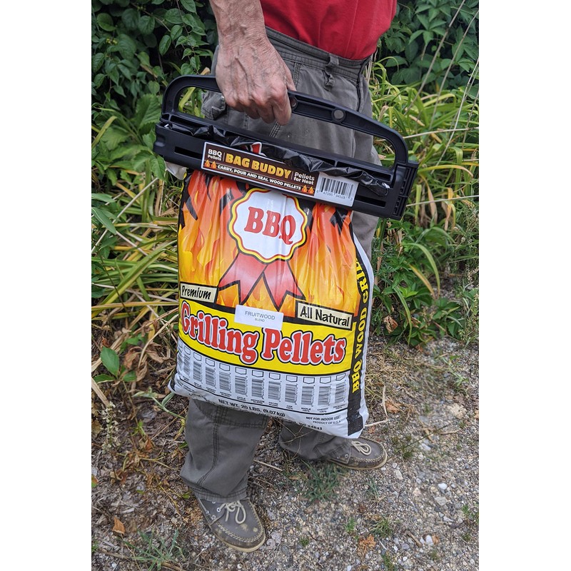 BBQPelletsOnline Bag Buddy; Easily Close & Carry Clip for substrate