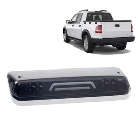 GRAND ORANGE 3rd Third Tail Brake Light Compatible With 2004-2008 Ford F150 Lobo/Fit 2007-2010 Ford Explorer High Mount Rear Cargo Tail Lamp Smoke Lens Rear Cargo Lamp