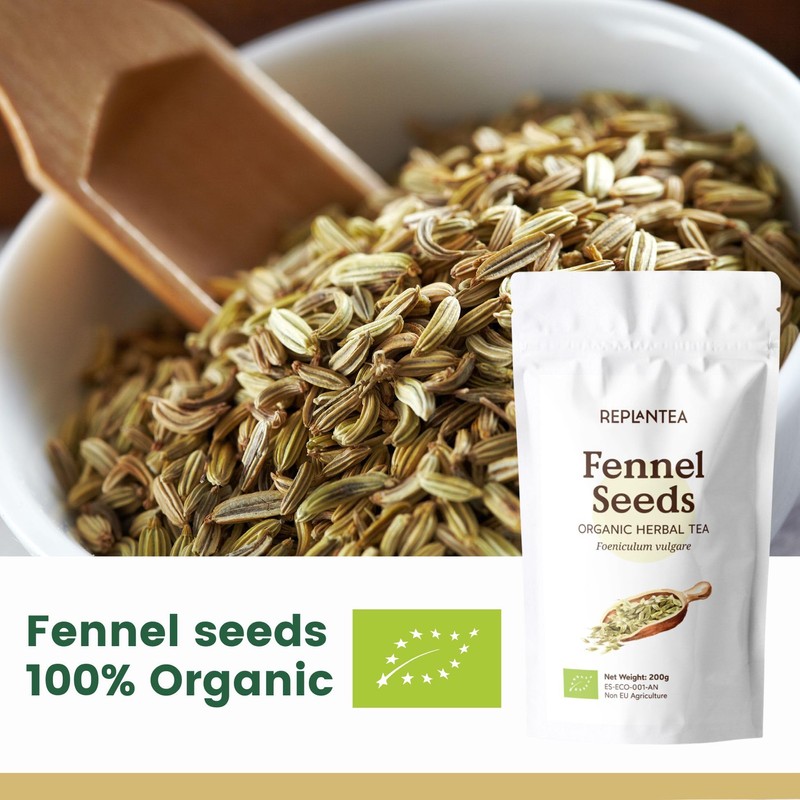 Fennel Seeds Organic 200g (100 Cups) | Organic Fennel Tea,