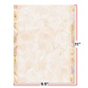 Elegant Cream Roses Letterhead, 25 Count
