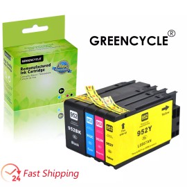 For HP 952XL Ink Cartridges Replacement for HP 952 XL 952XL Black,Cyan,Mag