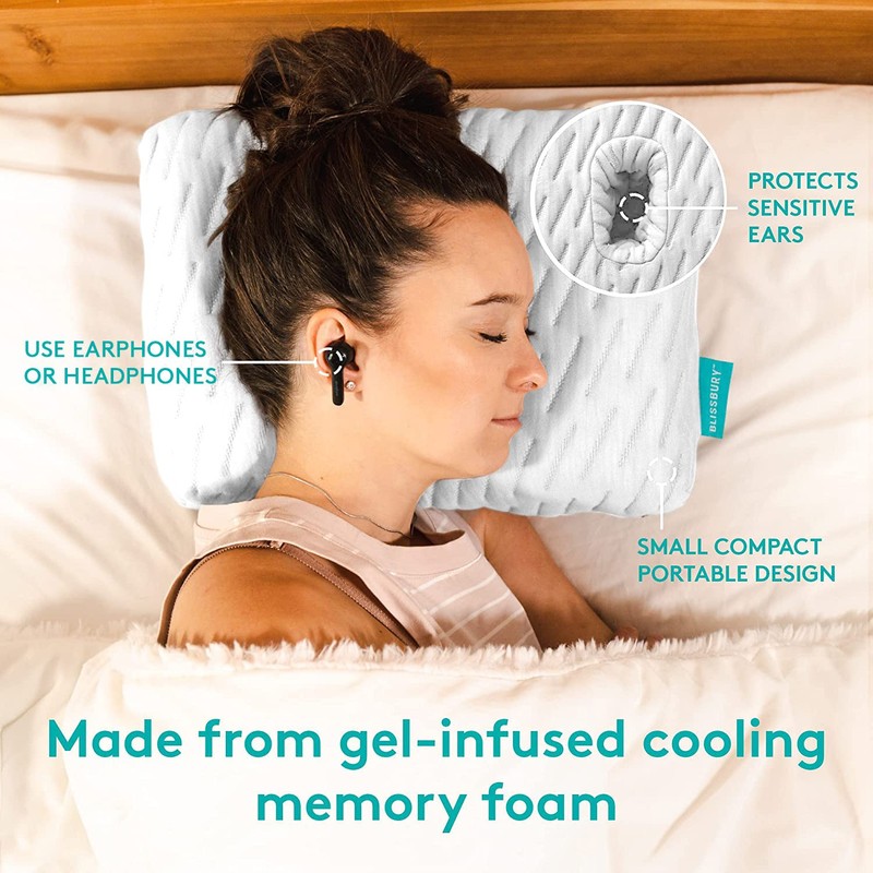 BLISSBURY Mini Ear Pillow (White)