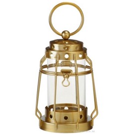 Kameyama J8030030GO Tulum Lantern Mini, Gold