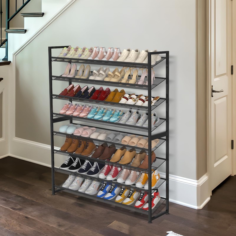 NEYCIL Large Shoe Rack 8 Tier Shoe Organizer, Heavy Duty