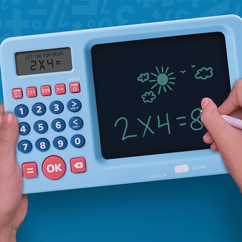 Bytebliss Number Genius - Interactive Electronic Math Game with Sketch