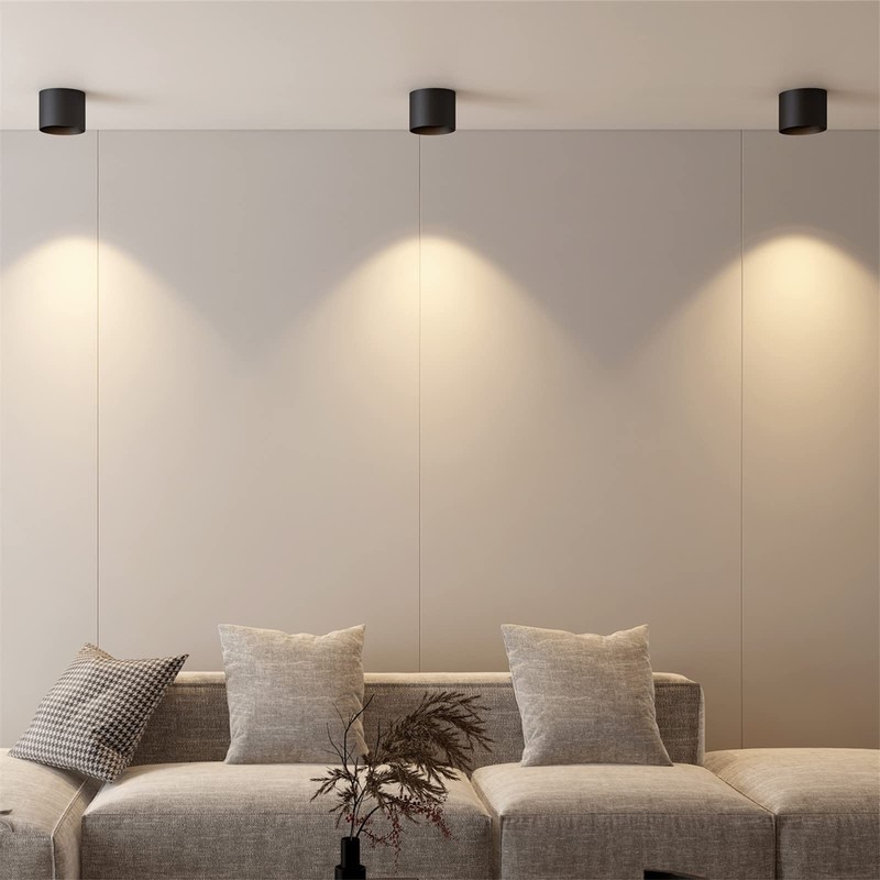 ilucezzo Flush Mount Ceiling Light, 20W LED Dimmable 5.9" Cylinder