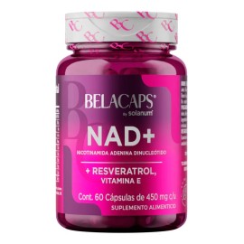 Belacaps Nad+ Con Vitamina E Y Resveratrol 60 Cápsulas Sin Sabor