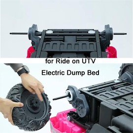 weelye Replacement for Gearbox RS550 24V 30000RPM Drive Motor Gearbox,Applicable for Some Children ´s Riding Electric Vehicles,Big Kids w/Dump Bed and Shovel