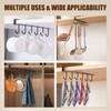 LIUCONGBD Pack of 2 Kitchen Cup Holders, Cupboard Organiser, Cupboard