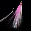OROOTL Fishing Bucktail Teaser Hooks, 10pcs Saltwater Fishing Jigs Teaser