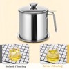 1.8L(61 fl. oz.) Bacon Grease Container, Stainless Steel Grease Container