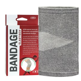Fabacare Bamboo Fibre Knee Support Bandage for Knee Sports Support, Compression, Antibacterial, Prevents Fungal Growth, Elastic Knee Support Brace, grey
