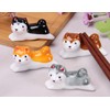 speed mao Cute Shiba Inu Doggy Ceramic Chopsticks Rest Set