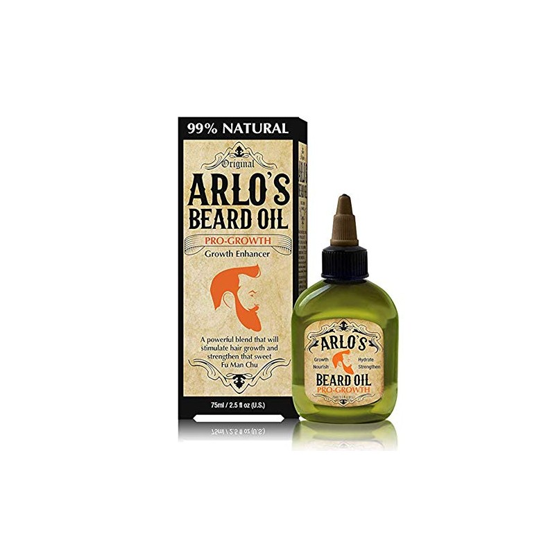 Arlo's 99% Natural Original Beard Oil, Pro-growth Growth Enhancer, 2.5