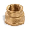 Brass Reducing Coupling 3/4" Female x 1" Female Construction NPT