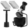 Shaving Kit for Men, 4-in-1 Safety Razors for Men with