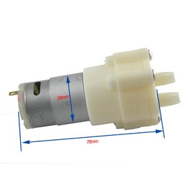 CHANCS 385 Diaphragm Self-priming Pump DC 24V Motor Shock Absorption Water Pumps with Filter for Daily Water Cycle of Fish Tank and Home Appliances