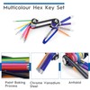Irenwarl 9-Piece Foldable Hex Key Set, Professional Allen Key Set,