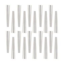 Cannoli Forms 4.72 Inch - Cannoli Tube Set Pack of 18 Set - Cream Horn Molds for Baking Stainless Steel - Non Stick Metal Tubes for Pastry