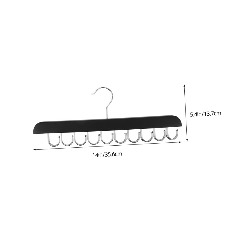 iplusmile 2pcs Closet Organizer Hanger with Hooks Foldable Design for