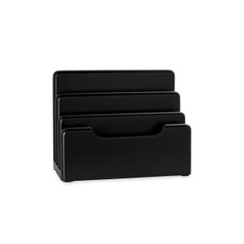 Rolodex Wood Tones Collection - Clasificador de escritorio, color negro (62525)