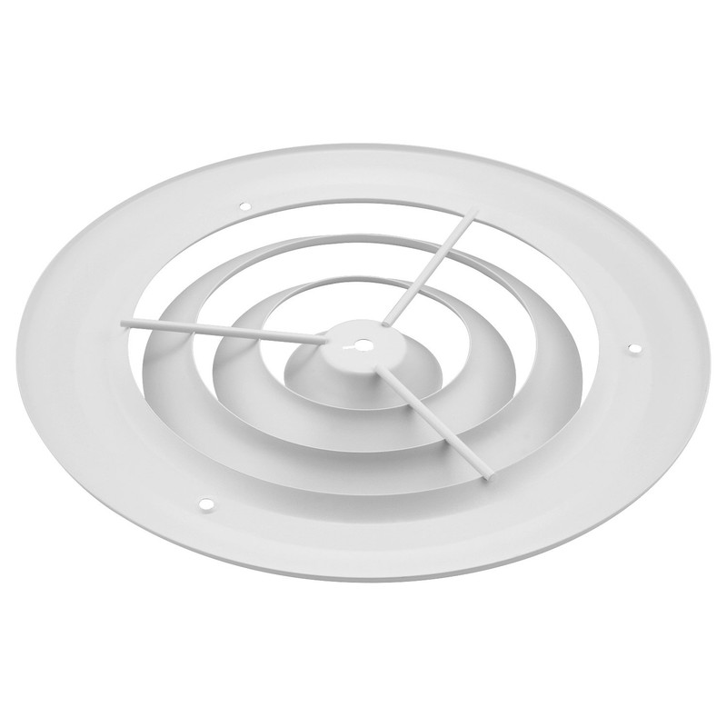 Accord ABCDWH08 Round Ceiling Diffuser, 8-Inch, White