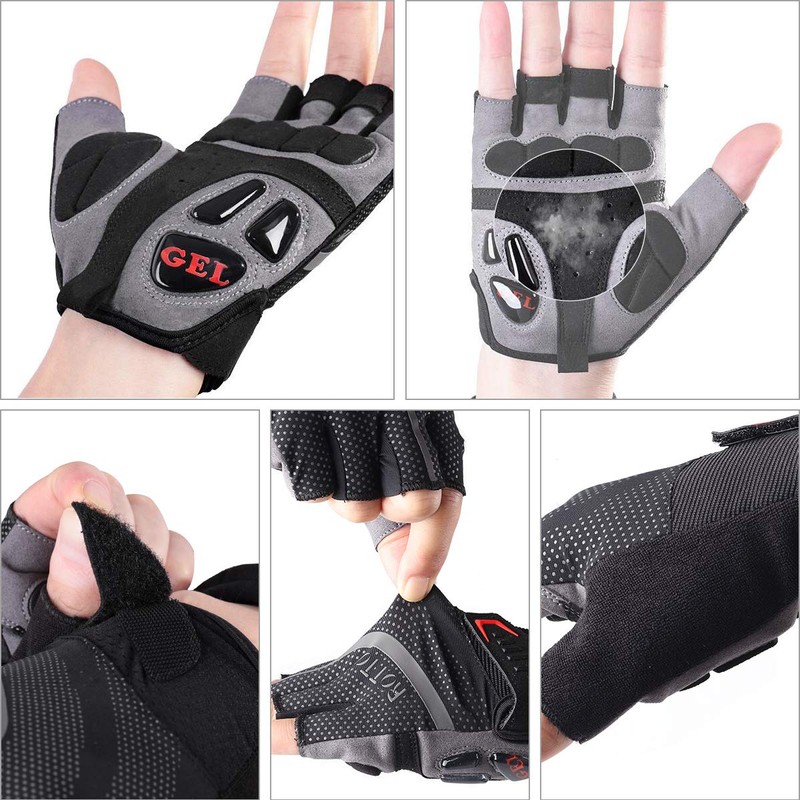 Rotto MTB Cycling Gloves Half Finger Full Finger for Men