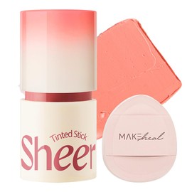 MAKEHEAL SHEER STICK BLUSH, 3 in 1 Multi stick, moisturizing, creamy, lightweight, versatile, easy to use on the go, blends effortlessly, 6g 0.2 Oz (04 ROSA, 0.2 Oz)