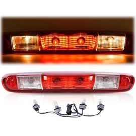PIT66 3rd Third Brake Light Compatible with Chevy Silverado GMC Sierra 1500 2008-2013/Fit Chevy Silverado GMC Sierra 2500 HD 3500 HD 2008-2014 High Mount Stop Light Cargo Lamp 25890530