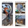8" White Airway Buffing Wheel,5/8'' Arbor Hole,16 Plys/Fine Polishing for