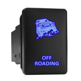 Off Roading Symbol Modern Model Push Button Compatible with Toyota (/ Surface Size 1.28 x 0.87 inches)