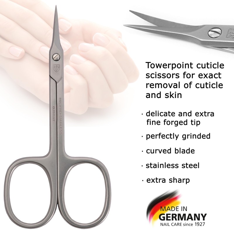 3 Swords Germany | Curved Cuticle Dead Skin Scissors towerpoint