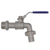VARIOSAN Ball Outlet Valve 11329 1/2 Inch Stainless Steel Lockable