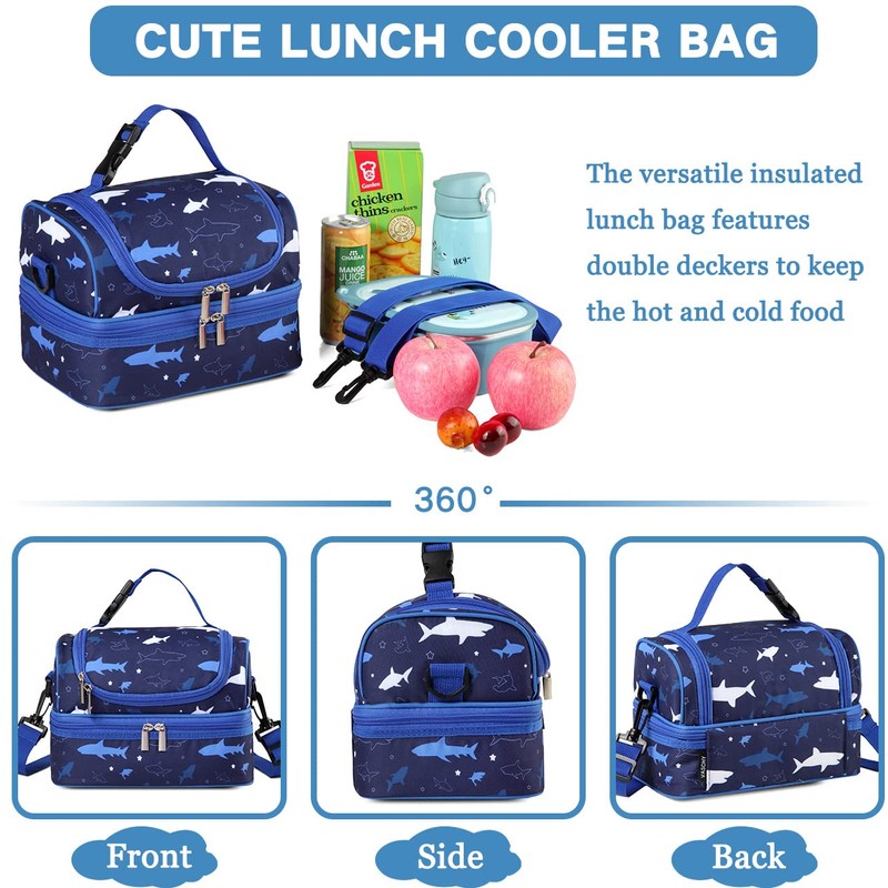 VASCHY - Kids and Boys Insulated Lunch Bag - Separate