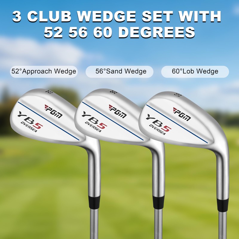 PGM 3 Club Wedge Set for Men Right Handed with