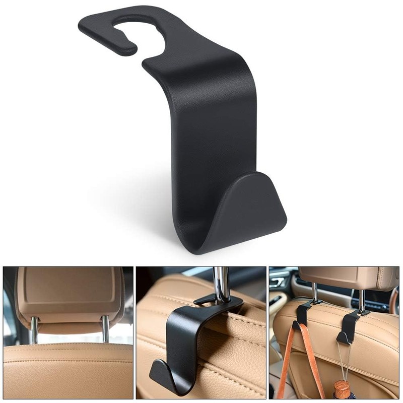URAQT Auto Hooks, 6 pack Car Storage Hooks Back Seat