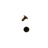 100pcs 6 * 6mm Bronze Double Cap Tubular Rivets Metal