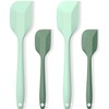 Silicone Spatula Set, Premium Spatulas Silicone Heat Resistant 2 Small