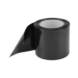 RATCHROLL 1 Roll Universal Underbelly Tape Waterproof 49.21ftx3.94" Flex Belly Tape with Permanent Sealing Adhesive for RV Mobile Home, Tear Repair Patch Black