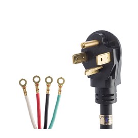 Smart Choice 6-Foot Long 30 Amp 4-Prong Dryer Cord