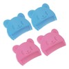 Minkissy 4pcs Shampoo Cradle Cap Brush and Comb Soft Material