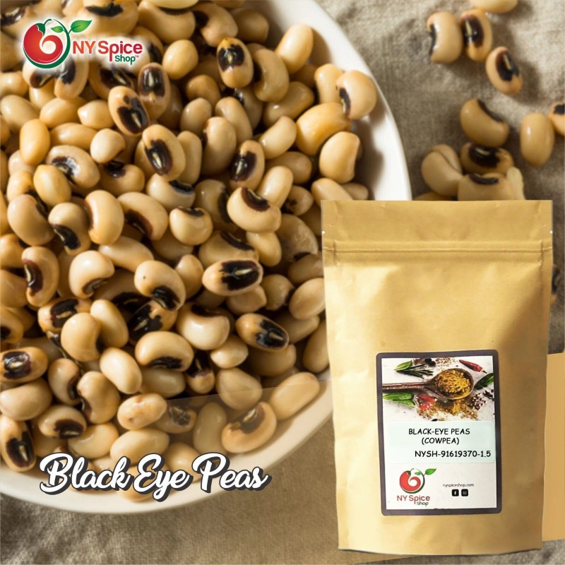 NY Spice Shop Dried Black Eye Peas 1.5lb-5lb ( Select