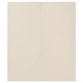 Ikea HAVSTORP Sektion 2pc door/corner base cabinet set beige 13x30 " 204.753.18