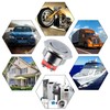 DMWD 22mm Heavy Duty Latching Metal Push Button Switch Waterproof