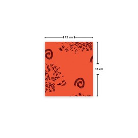 Le Jardin du Lin Bedruckte Baumwoll Taschen mit Kordelzug, Einkaufstasche, Beutel, Stoffsack, Stofftasche, Gemüsesack, Wiederverwendbare, Umweltfreundlich, Mehrzweck, Faltbar, Größe: 12x15 Cm