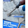 COMOWARE Rotary Hammer Drill Bits Set & Chisels- SDS Plus